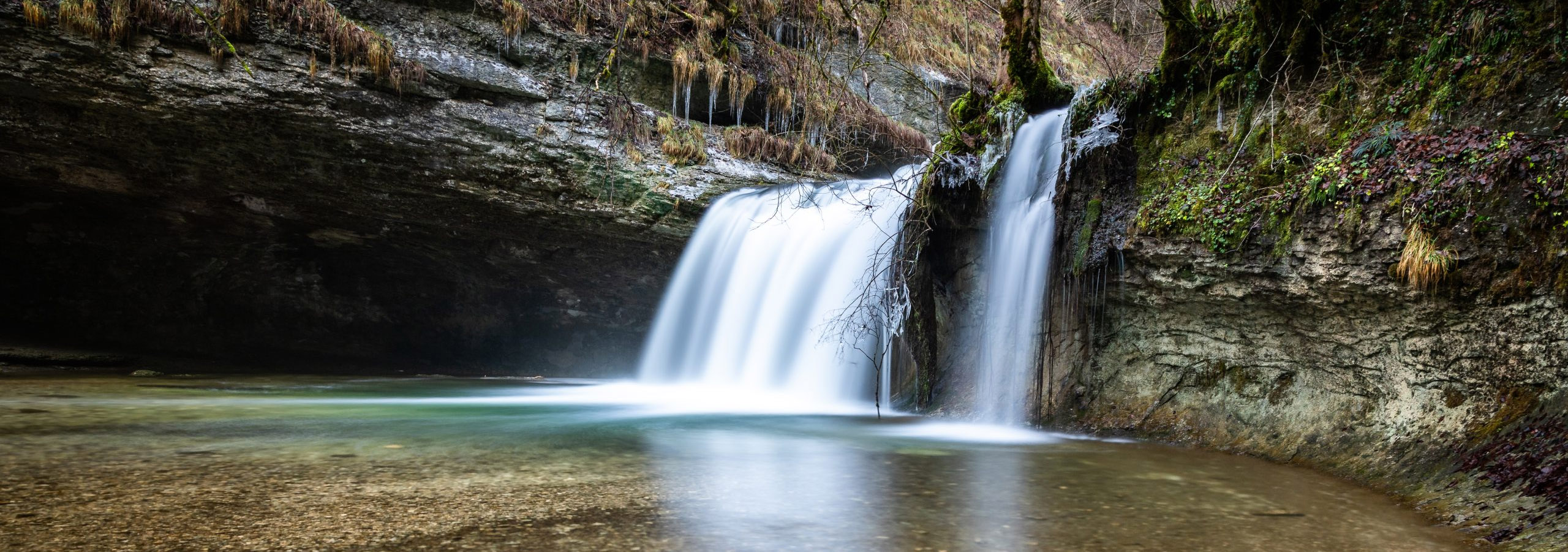 Gour bleu - Cascade du Hérisson